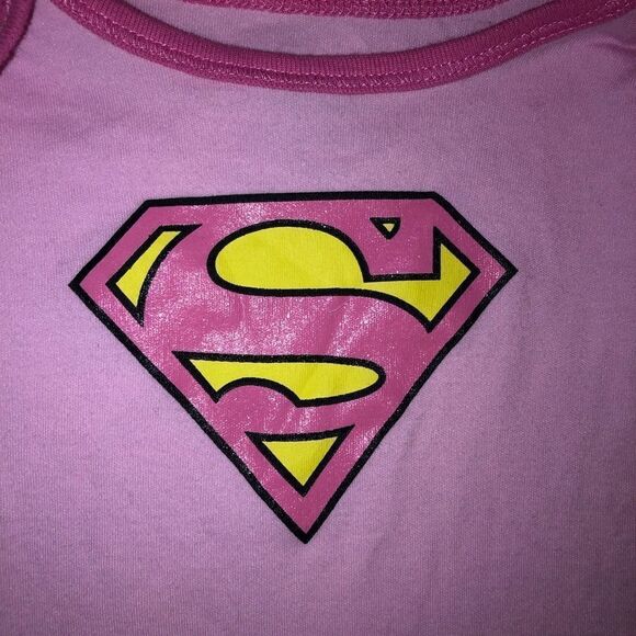 NWOT Infant Girls 24M Justice League Super Woman Graphic Onesie/Bodysuit - Picture 3 of 7